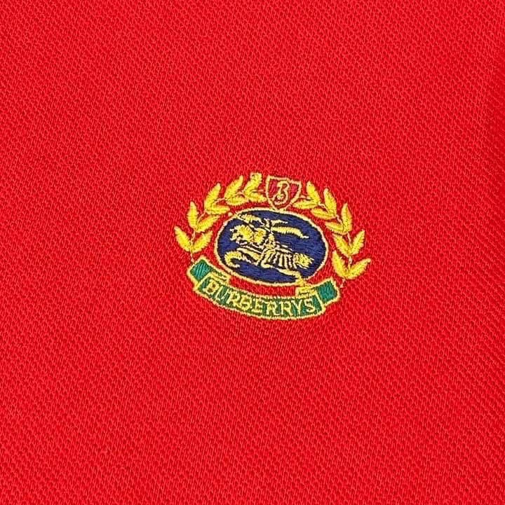 BURBERRYS 刺繡戰馬徽章POLO上衣-4