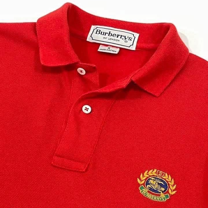 BURBERRYS 刺繡戰馬徽章POLO上衣-5
