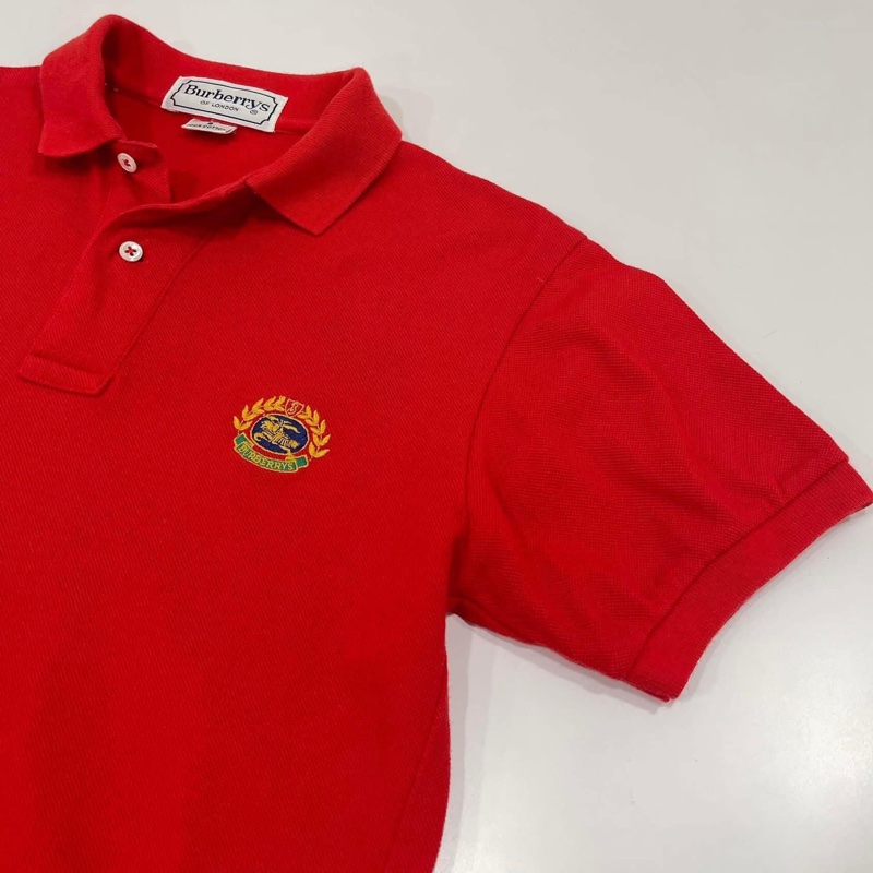 BURBERRYS 刺繡戰馬徽章POLO上衣-6