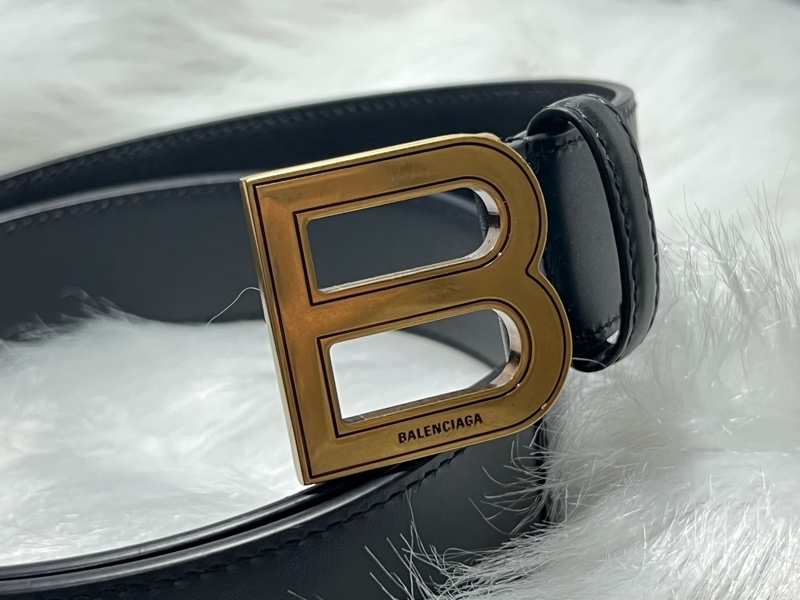 Balenciaga  巴黎世家皮帶  經典 復古金 百搭-0