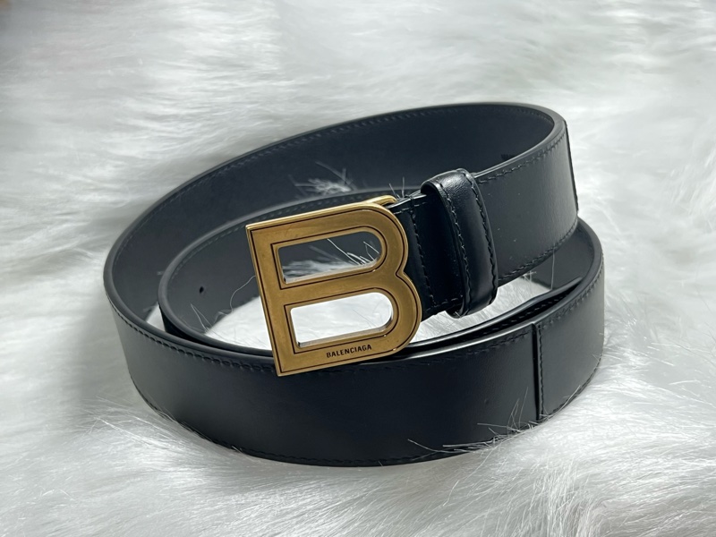 Balenciaga  巴黎世家皮帶  經典 復古金 百搭-1