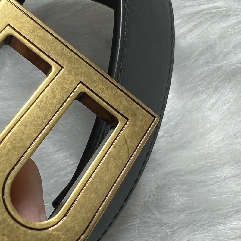 Balenciaga  巴黎世家皮帶  經典 復古金 百搭-5