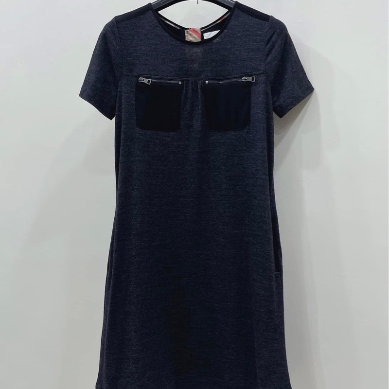 BURBERRY 倫敦 口袋拉鍊洋裝-1