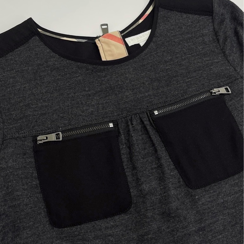 BURBERRY 倫敦 口袋拉鍊洋裝-3