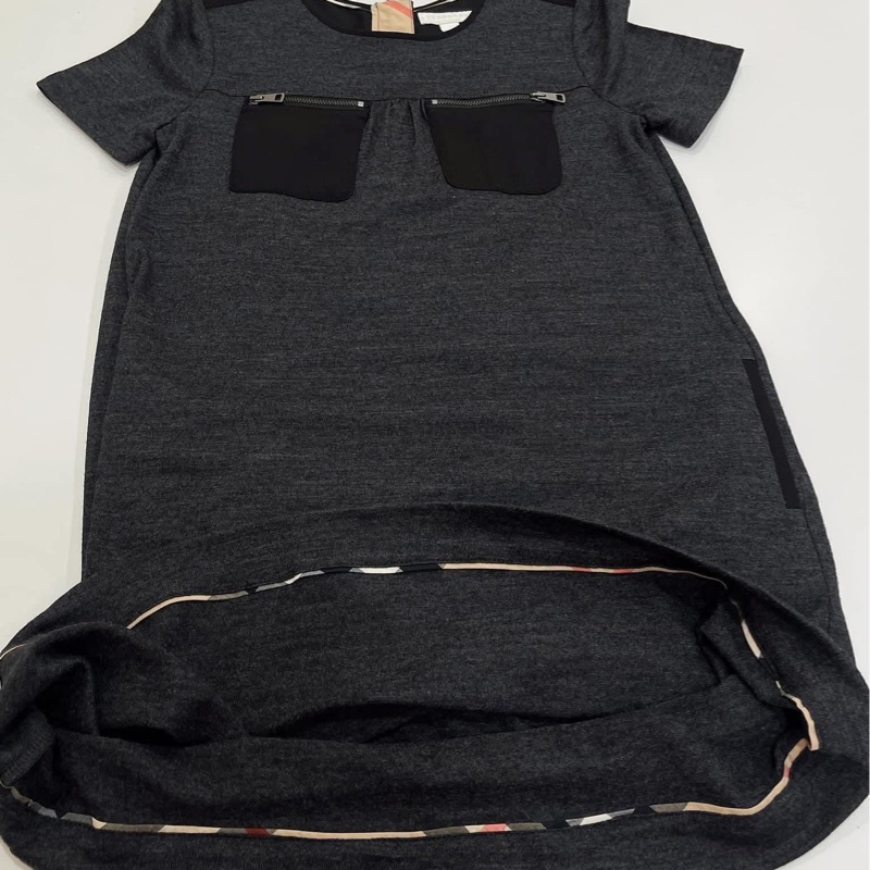 BURBERRY 倫敦 口袋拉鍊洋裝-7