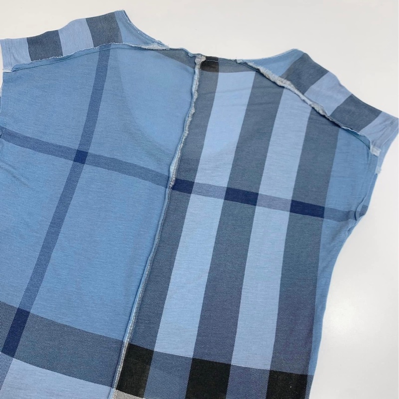 BURBERRY 倫敦 莫代爾棉格紋上衣-5