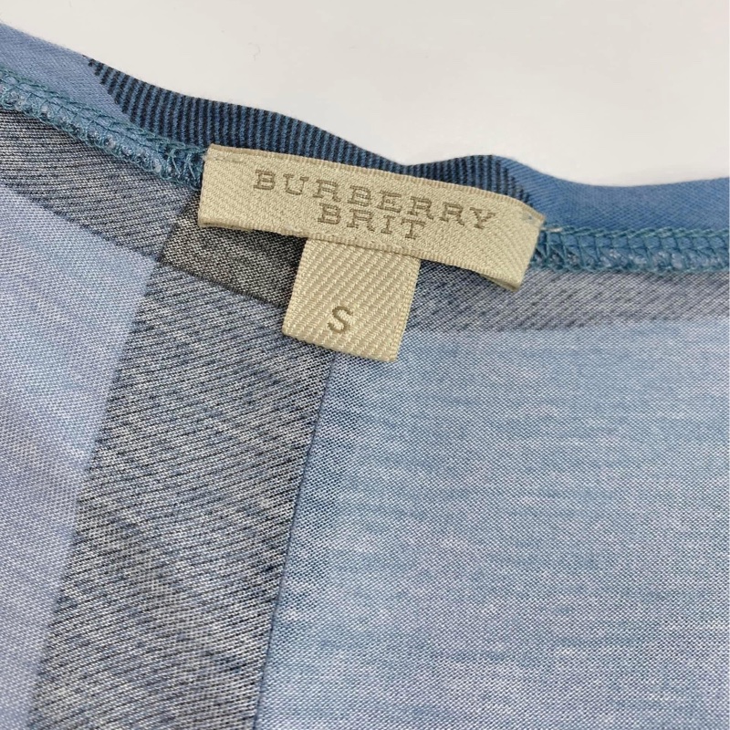 BURBERRY 倫敦 莫代爾棉格紋上衣-8