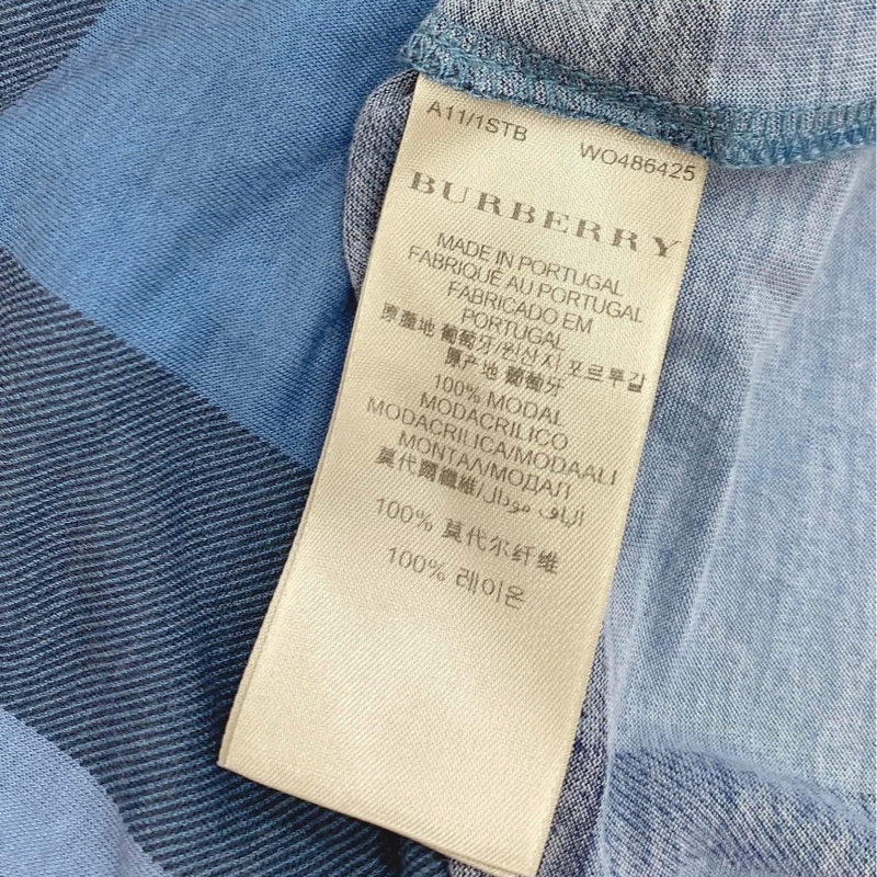 BURBERRY 倫敦 莫代爾棉格紋上衣-9