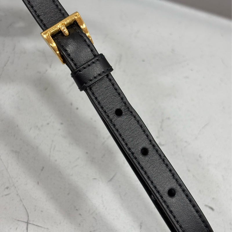 Prada 1BA164 黑防刮牛皮手提肩背兩用包-44