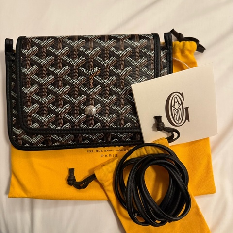 💕Goyard Plumet 信封包 全新全配💕 黑色 ✨不議✨