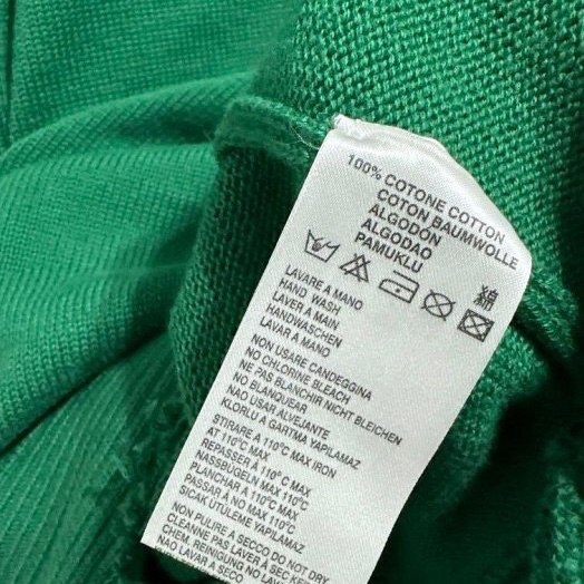 Diesel 復古落肩大布章針織衫 森綠 男女可-6