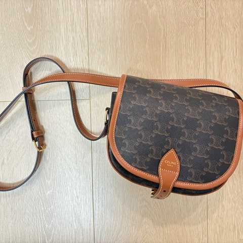 Celine 老花馬鞍包