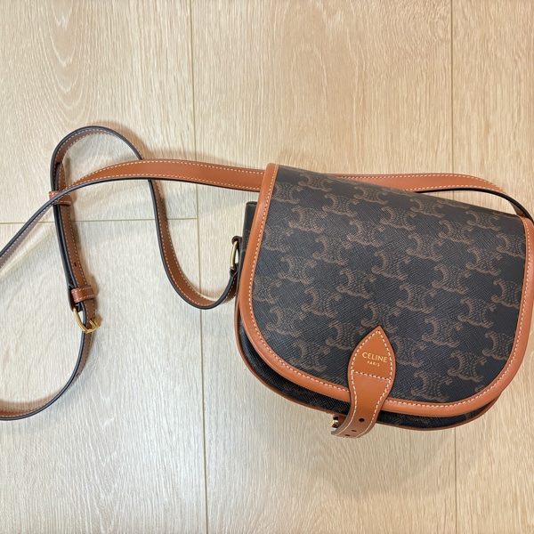 Celine 老花馬鞍包-0