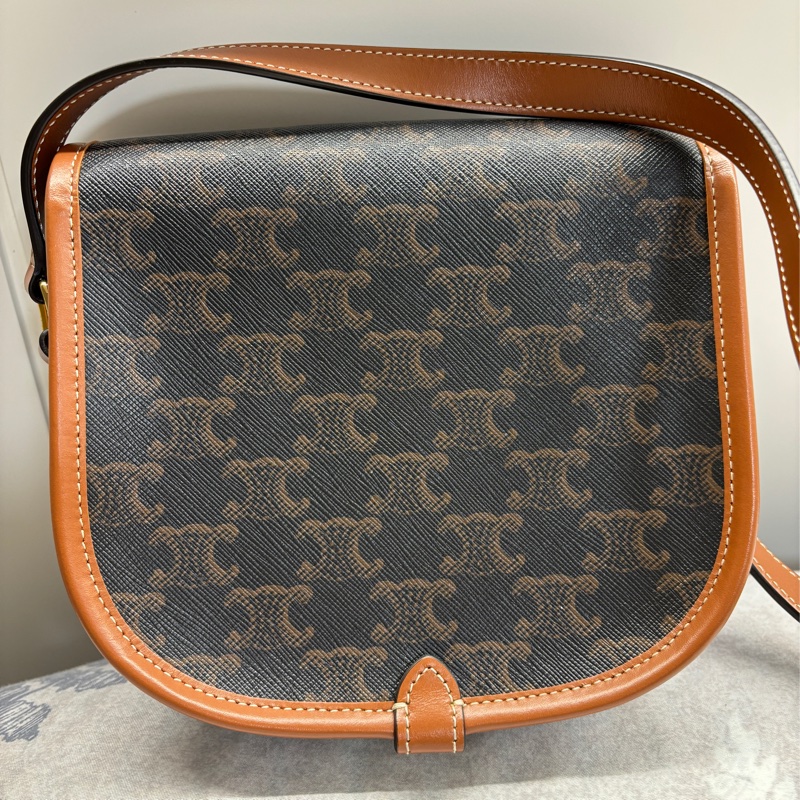 Celine 老花馬鞍包-7