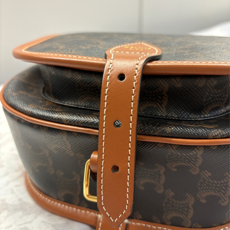 Celine 老花馬鞍包-14