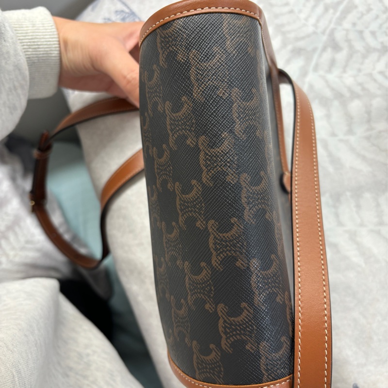 Celine 老花馬鞍包-15