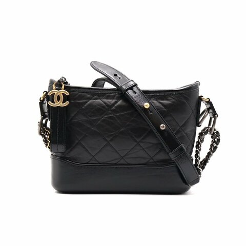 CHANEL 雙鍊條流浪包 - 小號黑30開
