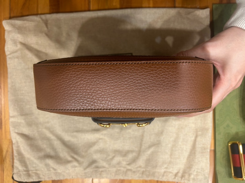 Gucci 1955 mini 雙肩帶 牛仔色（全新/完全沒背過）-5