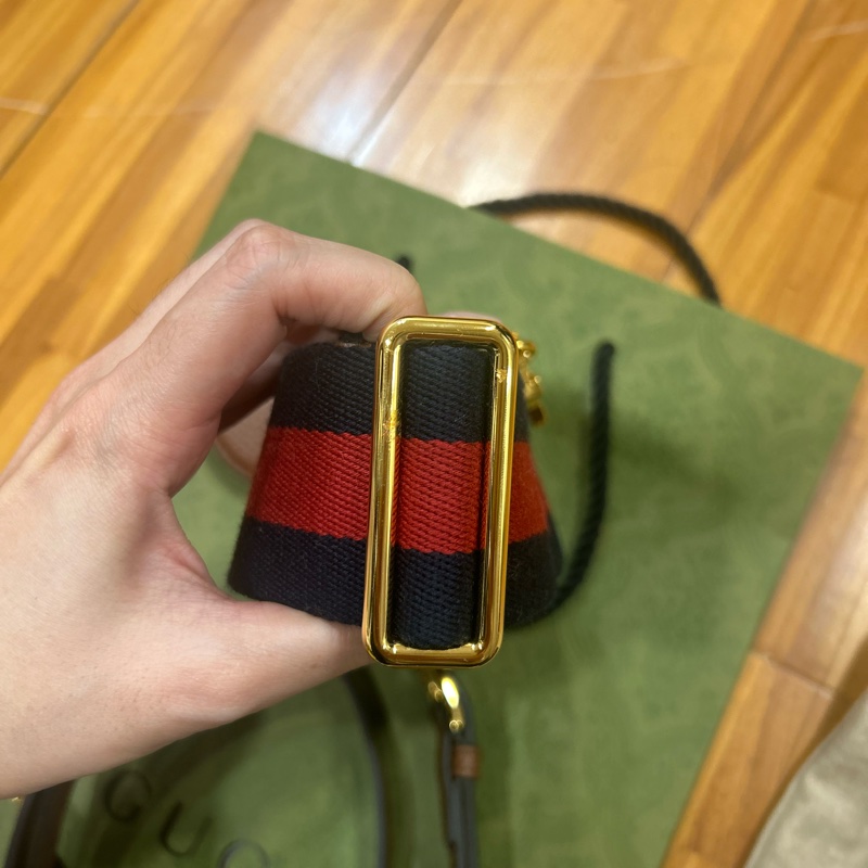 Gucci 1955 mini 雙肩帶 牛仔色（全新/完全沒背過）-19