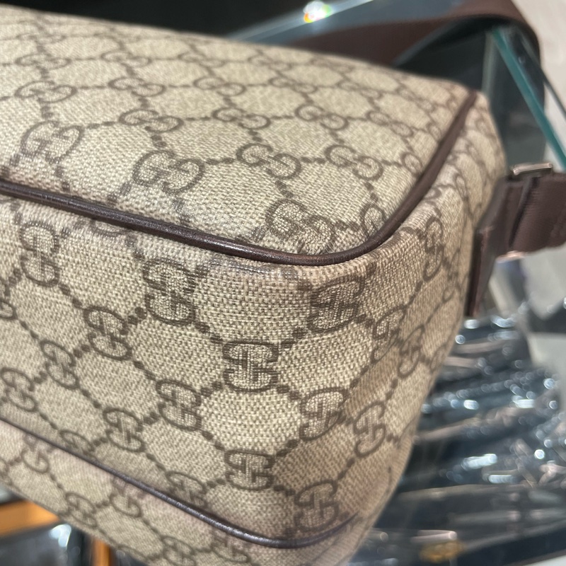 GUCCI 防水斜背包/側背包/雙層記者包 85成新-24