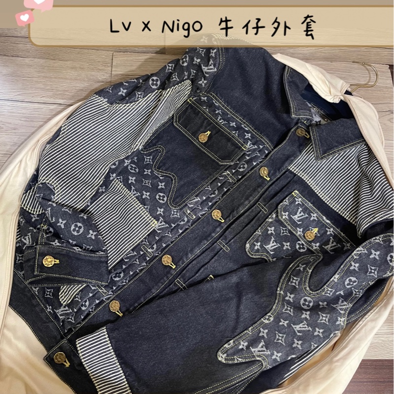 Lv x nigo經典牛仔外套(台灣專櫃購入/配件齊全❣️)-0
