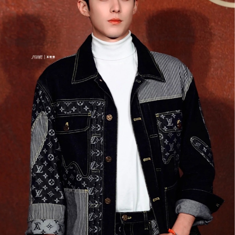 Lv x nigo經典牛仔外套(台灣專櫃購入/配件齊全❣️)-5