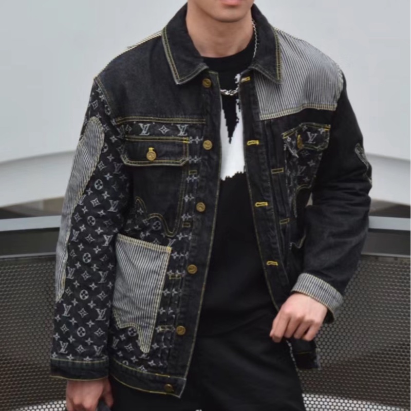 Lv x nigo經典牛仔外套(台灣專櫃購入/配件齊全❣️)-6