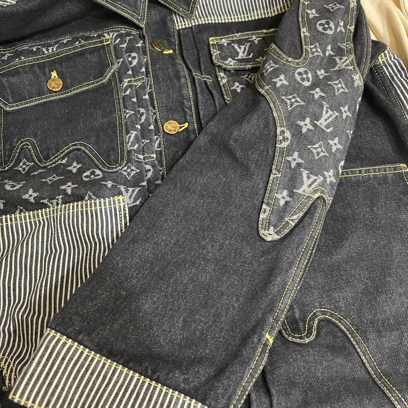 Lv x nigo經典牛仔外套(台灣專櫃購入/配件齊全❣️)-16