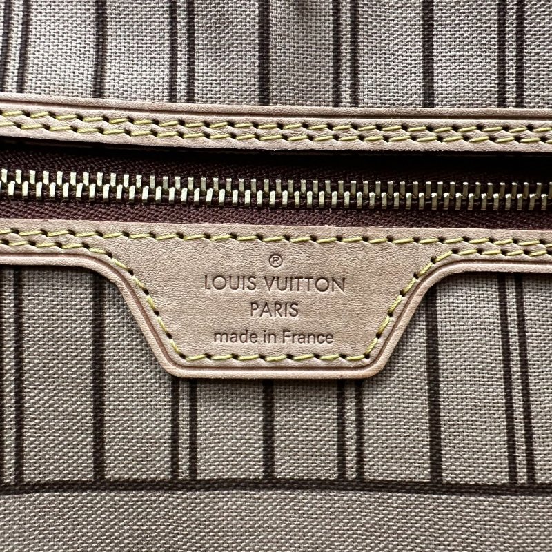 LV Neverfull MM老花托特包-8