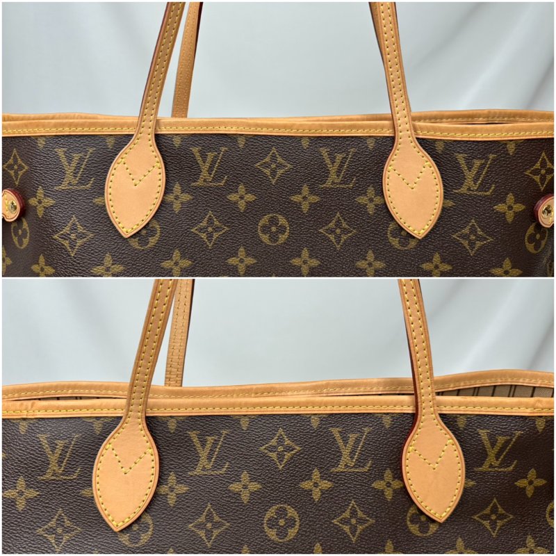 LV Neverfull MM老花托特包-9