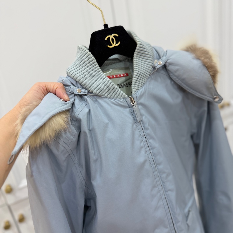 Prada Gore-Tex 連帽 毛領 防水外套 防風外套 夾克 外套-1