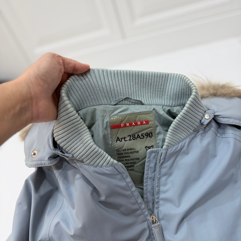 Prada Gore-Tex 連帽 毛領 防水外套 防風外套 夾克 外套-7