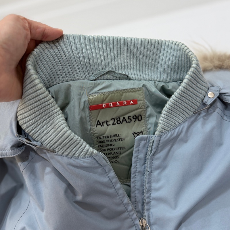 Prada Gore-Tex 連帽 毛領 防水外套 防風外套 夾克 外套-30