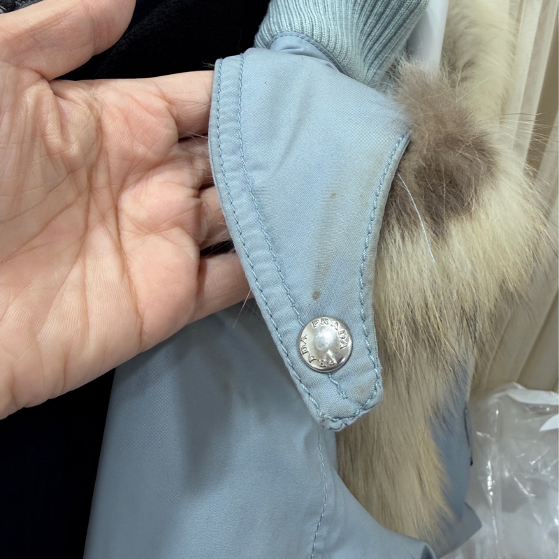 Prada Gore-Tex 連帽 毛領 防水外套 防風外套 夾克 外套-32