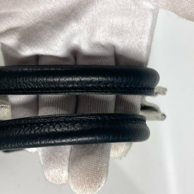 HERMES 愛馬仕 Sac Arne MM 手提包托特包 Toile H 皮革女士黑色-9