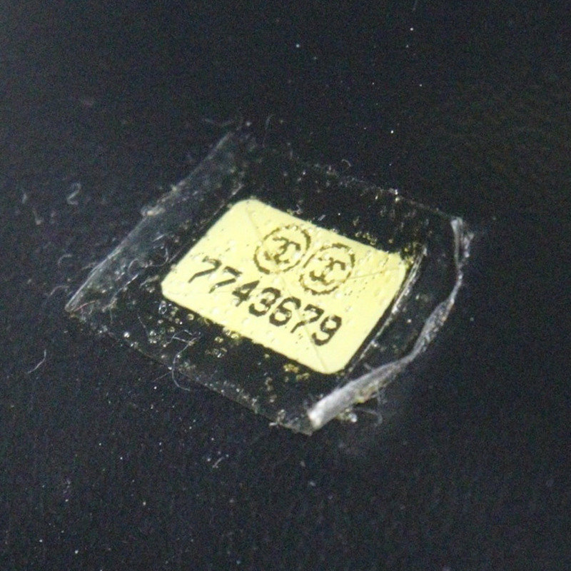 CHANEL 化妝包 Coco Mark 手提包 A01998 魚子醬色黑色女式-8