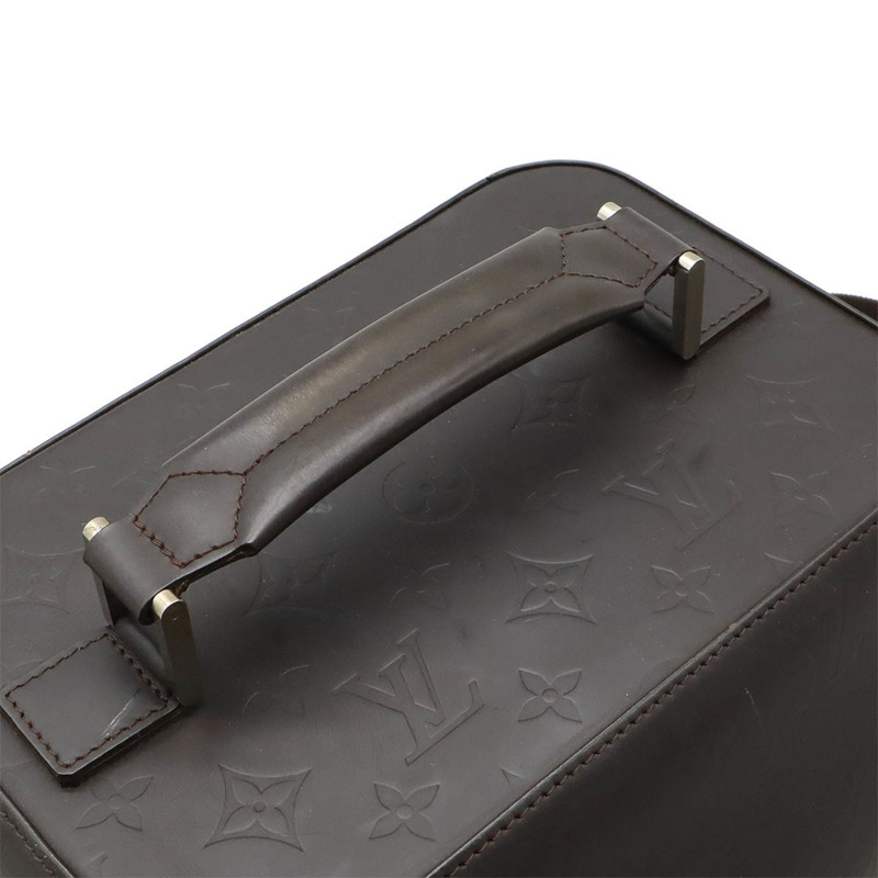 LOUIS VUITTON 路易威登 Monogram Glace Charlie 相機包手提包單肩咖啡棕色深色 M46510-4