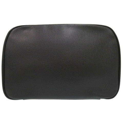 路易威登 Taiga True Bathroomte Ardoise 第二包 M30212 黑色 CA1014 刻紋 LV 0900LOUIS VUITTON