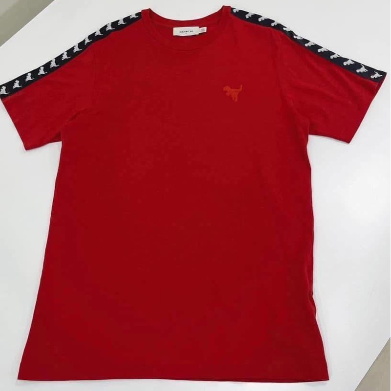 美國COACH 刺繡恐龍長版T-7