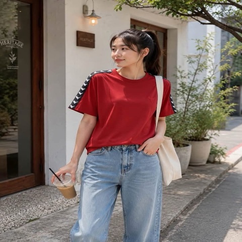 美國COACH 刺繡恐龍長版T