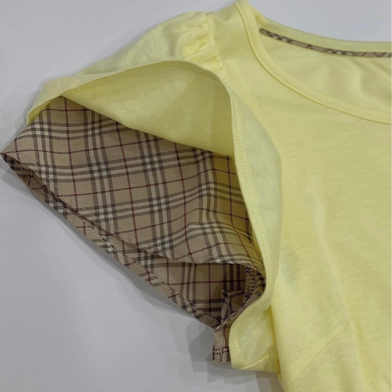 BURBERRY 藍標 格紋袖綁帶戰馬上衣-4