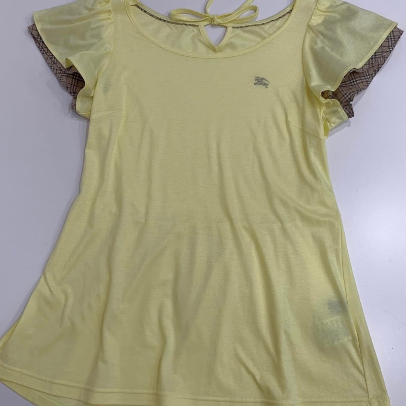 BURBERRY 藍標 格紋袖綁帶戰馬上衣-7