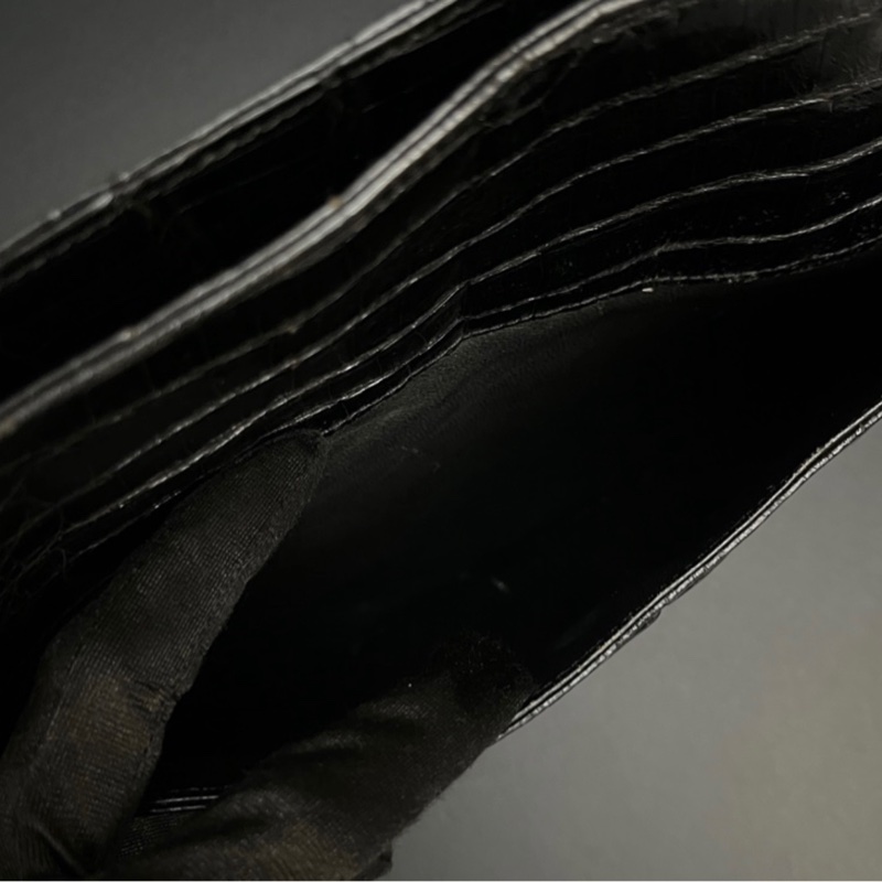 （稀世珍寶 真鱷魚皮🐊） Chanel 香奈兒 真鱷魚皮 黑金托特包 單肩包 肩背包-26