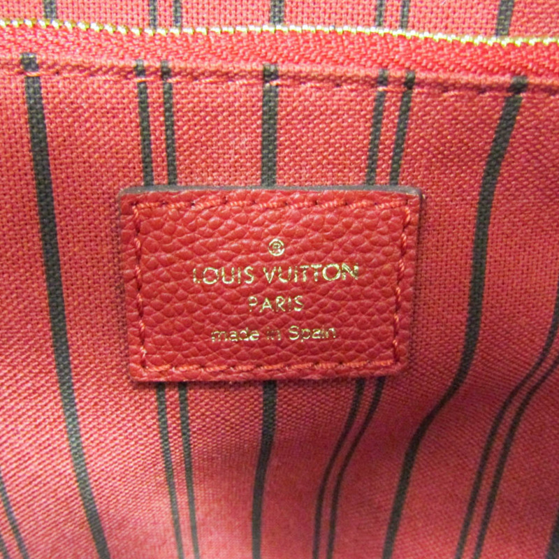 路易威登 Monogram Empreinte Sorbonne M44015 女士雙肩包 櫻桃色-11