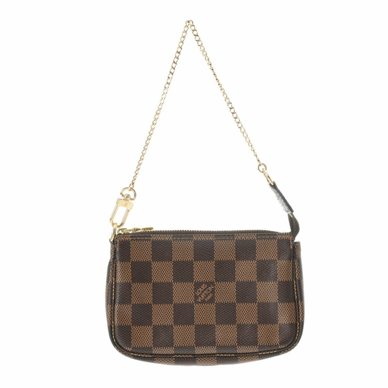 路易威登 Damier Pochette Accessoires 棕色 N58009 女士帆布手拿包-1