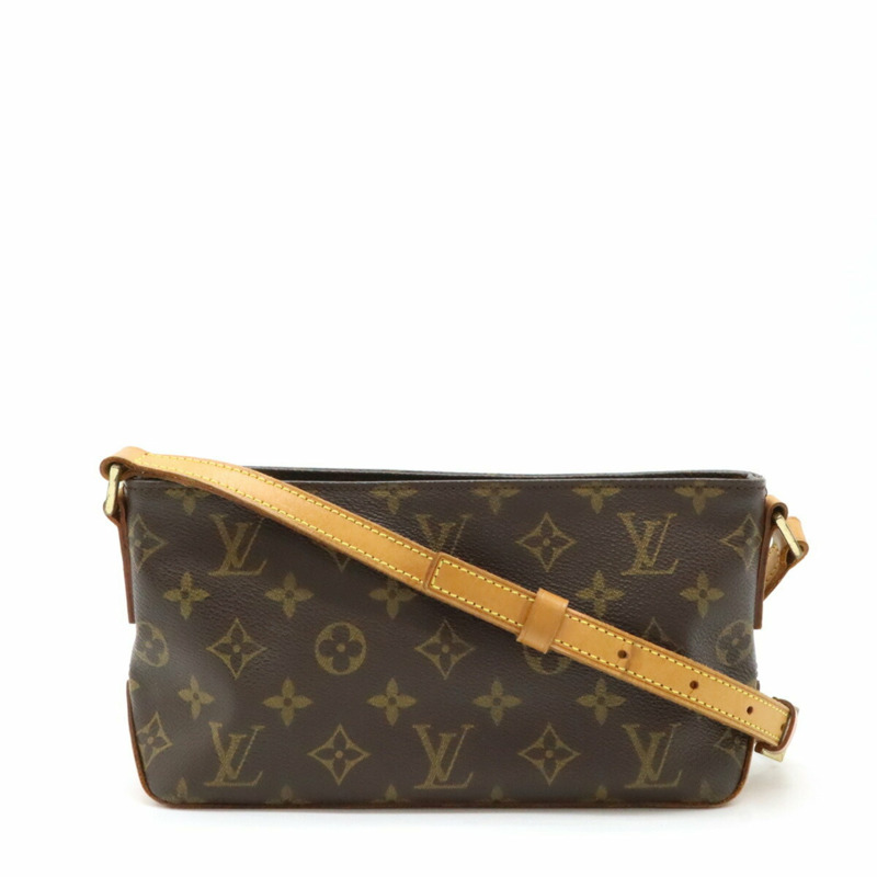 LOUIS VUITTON 路易威登 Monogram Trotter 單肩包 手拿包 M51240-0