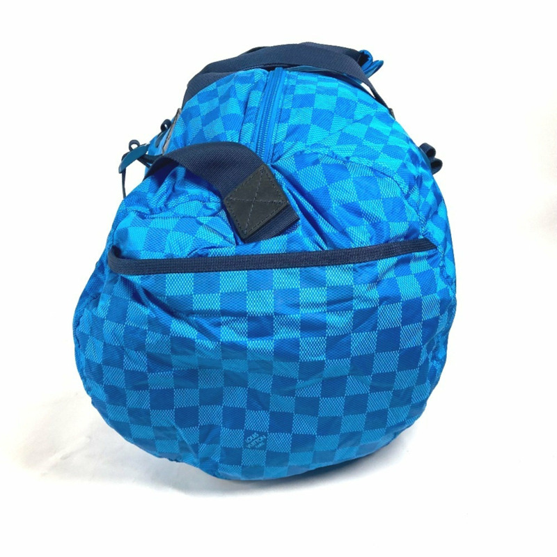 路易威登 M97057 Damier Aventure 實用包之旅單肩波士頓尼龍男士藍色-10