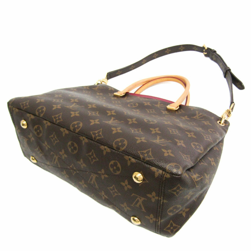 路易威登 Monogram Pallas M40906 女士手提包,單肩包 Aurore,棕色-1