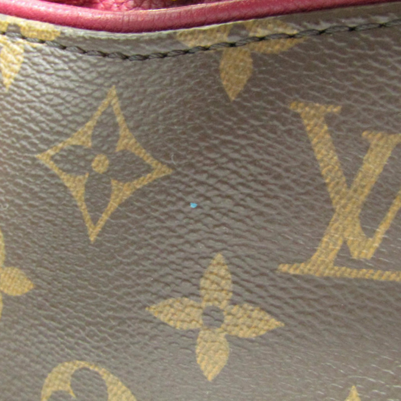 路易威登 Monogram Pallas M40906 女士手提包,單肩包 Aurore,棕色-5