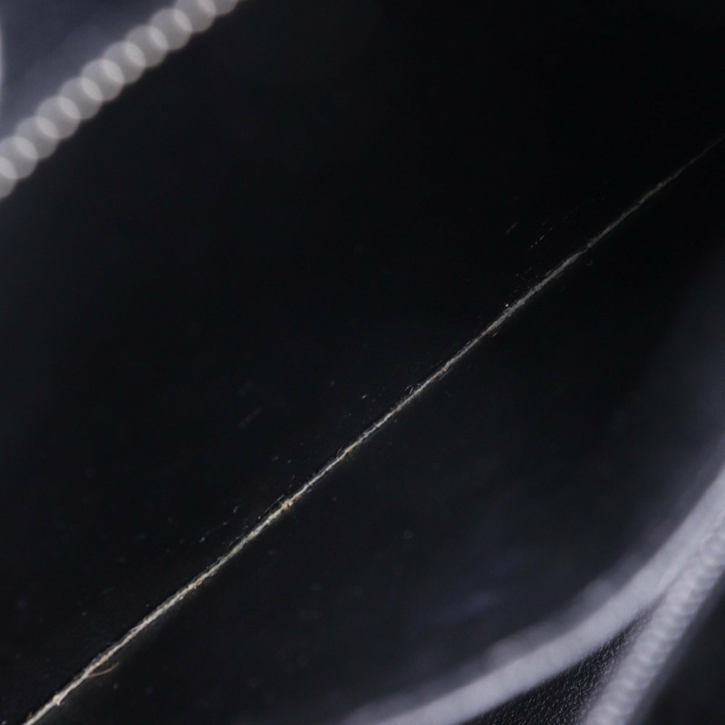 香奈兒 Reprint 手袋魚子醬皮黑色 A5 徽章女式-6